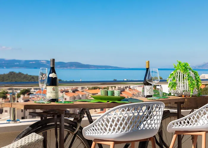 Luxury Penthouse With Jacuzzi, Panoramic View Makarska