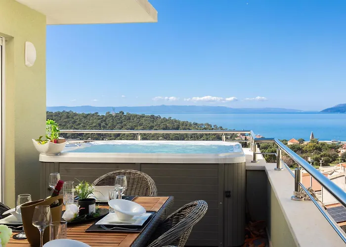 Luxury Penthouse With Jacuzzi, Panoramic View Daire