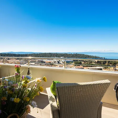 Luxury Penthouse With Jacuzzi, Panoramic View * Makarská